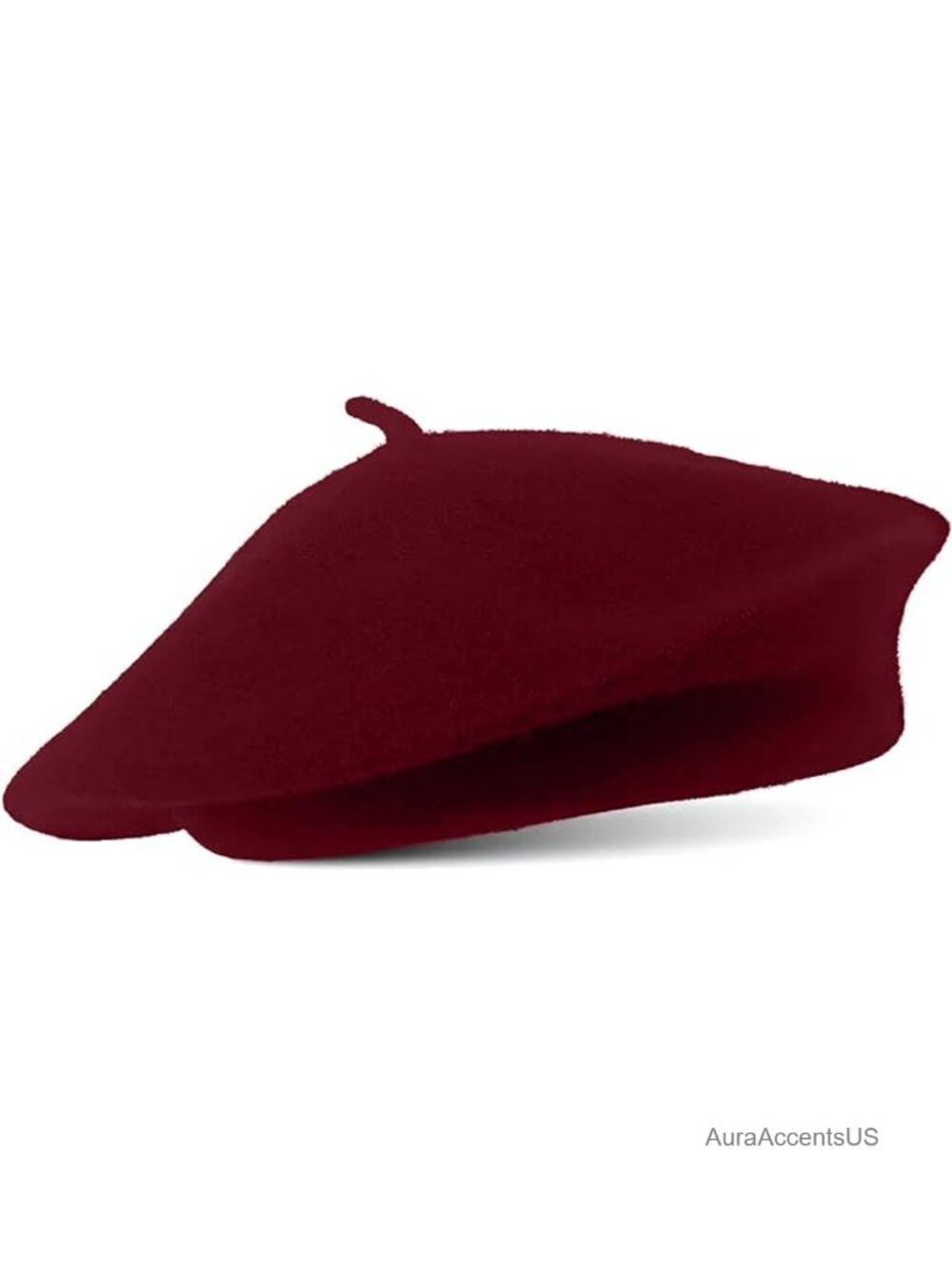 French Wool Beret Hat Classic Stretchable One Size Fits Most Stylish